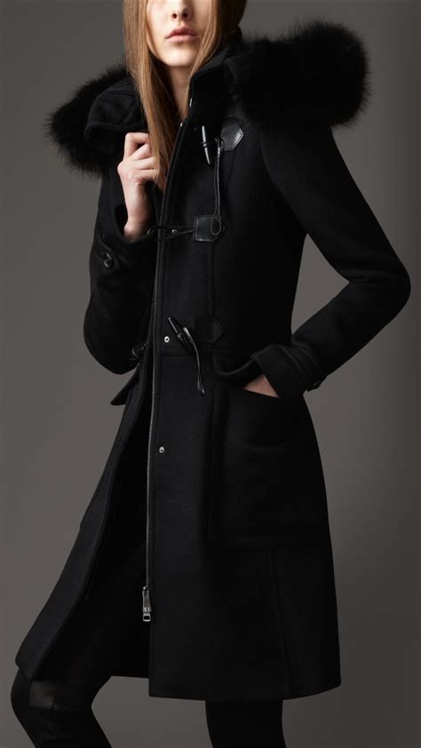 burberry coat with fur hood|Burberry hooded coat women's.